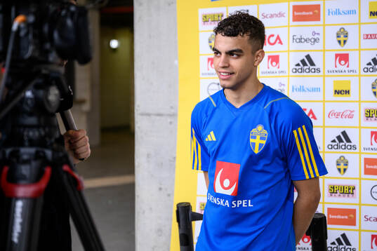 Yasin Ayari of the Swedish men's football national team