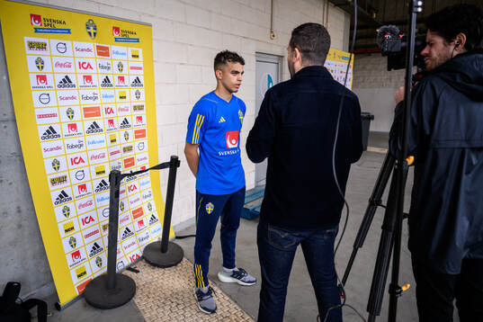 Yasin Ayari of the Swedish men's football national team