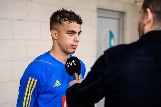Yasin Ayari of the Swedish men's football national team