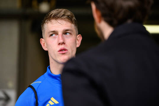 Alexander Bernhardsson of the Swedish men's football