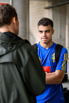 Yasin Ayari of the Swedish men's football national team