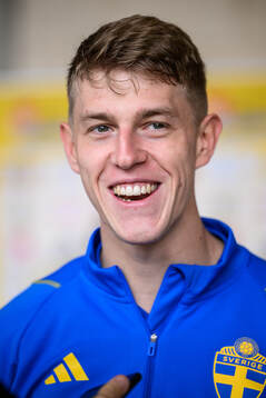 Alexander Bernhardsson of the Swedish men's football
