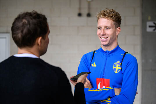 Samuel Gustafson of the Swedish men's football national