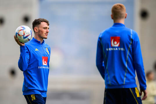 Noah Persson of the Swedish men's football national team at