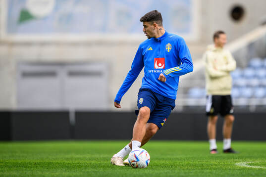 Edvin Kurtulus of the Swedish men's football national team