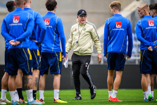 head coach Janne Andersson of the Swedish men's football