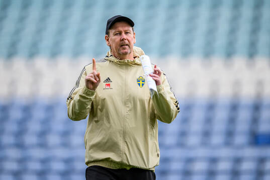assistant coach Peter Wettergen of the Swedish men's
