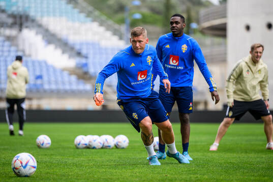 Victor Edvardsen of the Swedish men's football national