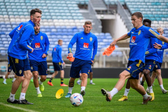 Victor Edvardsen of the Swedish men's football national