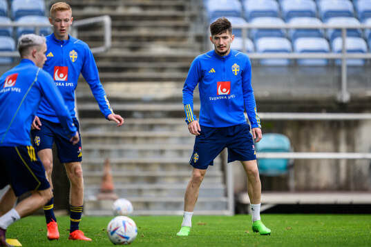 Armin Gigovic of the Swedish men's football national team