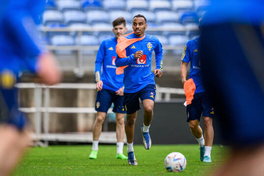 Bilal Hussein of the Swedish men's football national team