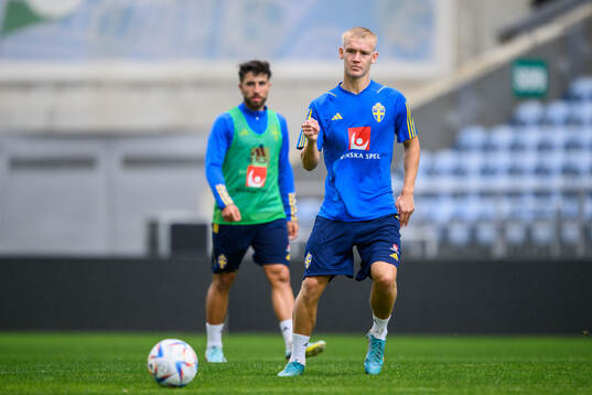 Carl Gustafsson of the Swedish men's football national team