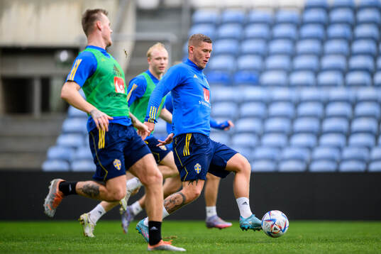 Victor Edvardsen of the Swedish men's football national
