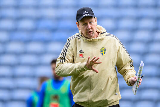 assistant coach Peter Wettergen of the Swedish men's