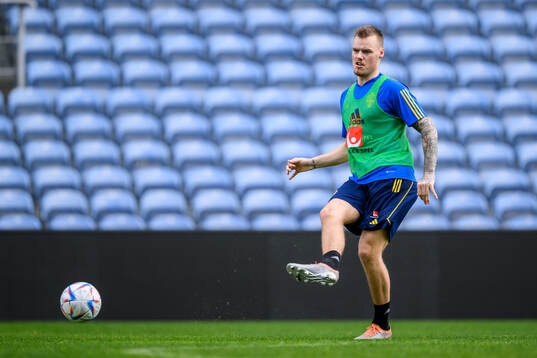 Victor Eriksson of the Swedish men's football national team