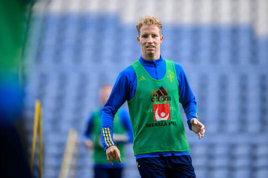 Samuel Gustafson of the Swedish men's football national