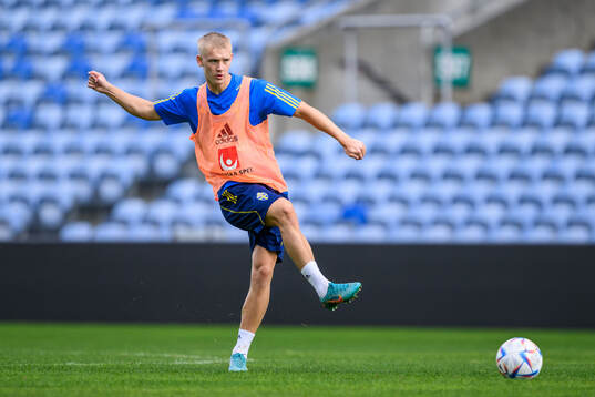 Carl Gustafsson of the Swedish men's football national team