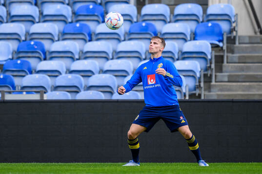 Elias Andersson of the Swedish men's football national team