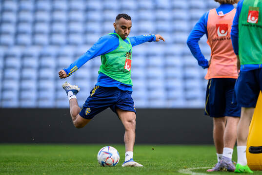 Bilal Hussein of the Swedish men's football national team