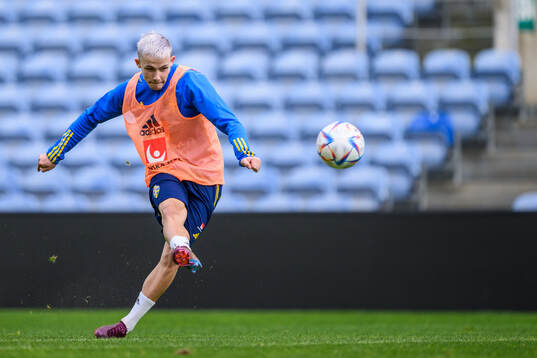 Jacob Ondrejka of the Swedish men's football national team
