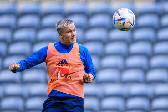 Jacob Ondrejka of the Swedish men's football national team
