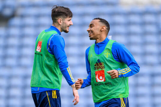 Armin Gigovic and Bilal Hussein of the Swedish men's