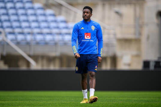 Josafat Mendes of the Swedish men's football national team