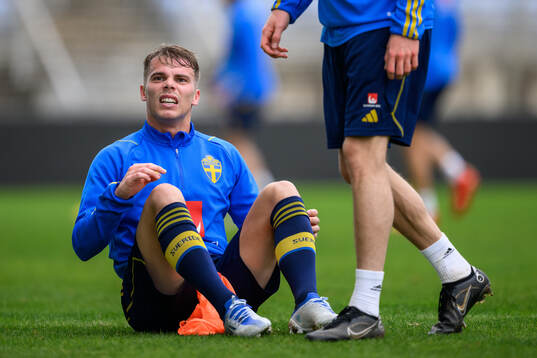 Elias Andersson of the Swedish men's football national team