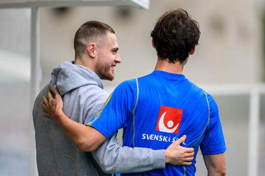 Mattias Svanberg and Hjalmar Ekdal of the Swedish men's