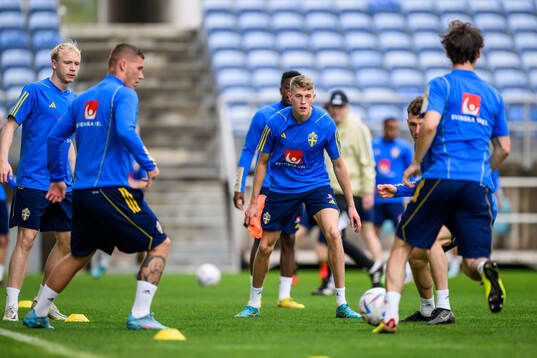 Alexander Bernhardsson of the Swedish men's football