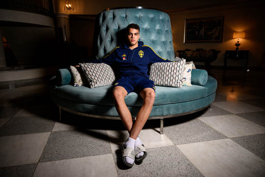 Yasin Ayari of the Swedish men's football national team