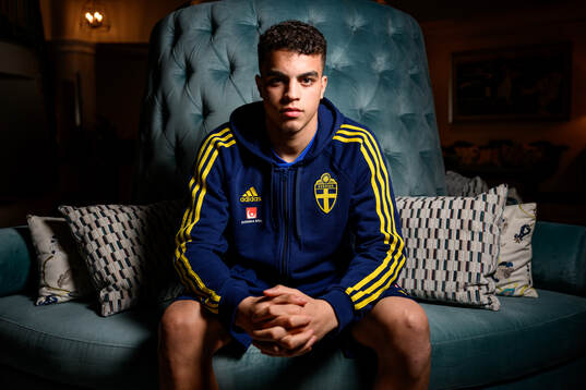 Yasin Ayari of the Swedish men's football national team