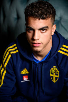 Yasin Ayari of the Swedish men's football national team