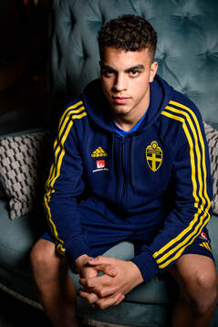 Yasin Ayari of the Swedish men's football national team
