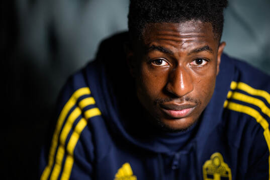 Josafat Mendes of the Swedish men's football national team