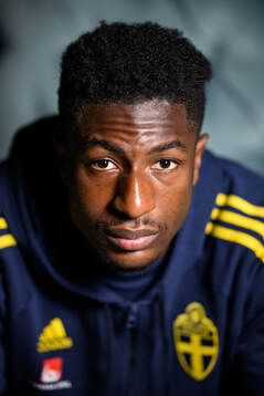 Josafat Mendes of the Swedish men's football national team