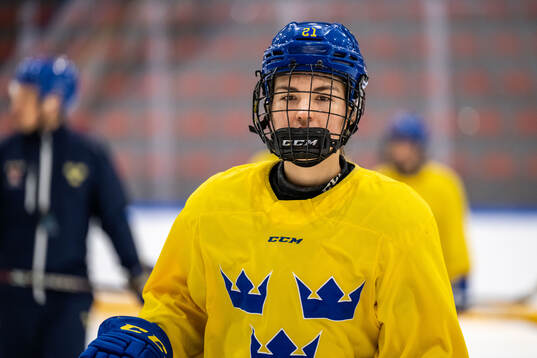 Emma Rehn of Sweden at a practice session