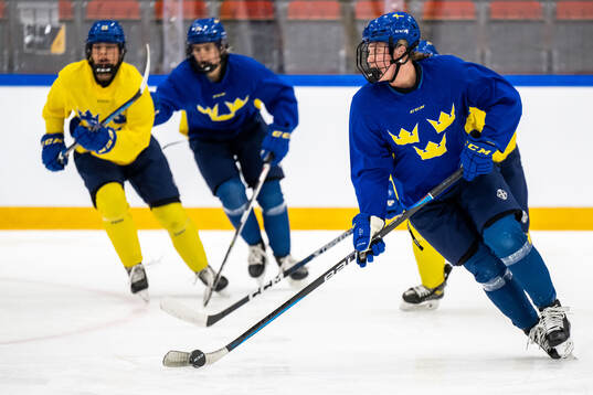 Jenna Raunio of Sweden at a practice session