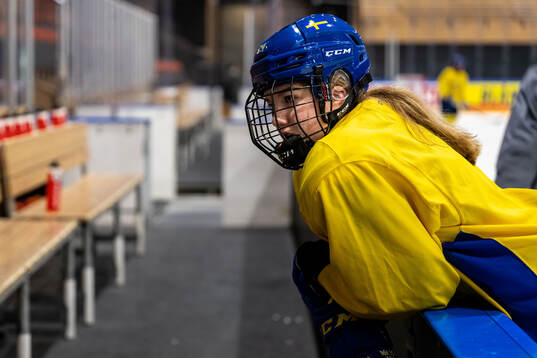 Ebba Hedqvist of Sweden at a practice session