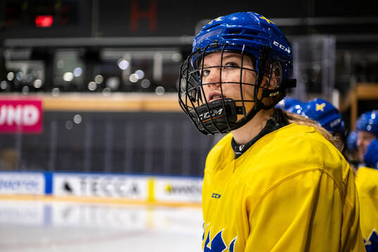 Ebba Hedqvist of Sweden at a practice session