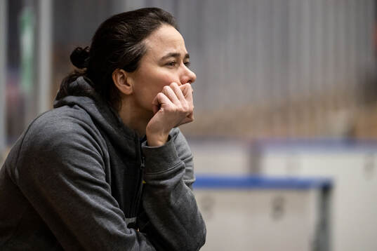 Physiotherapist Elin Uusitalo of Sweden at a practice