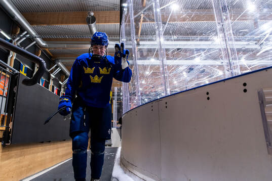 Mira Markström of Sweden at a practice session