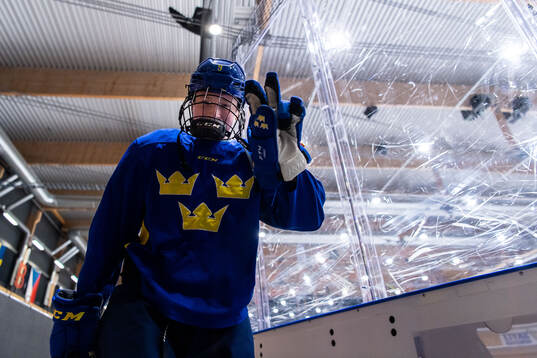 Mira Markström of Sweden at a practice session
