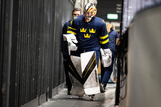 goaltender Felicia Frank of Sweden