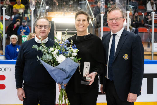 Åsa Elfving inducted into the Swedish Hockey Hall of Fame