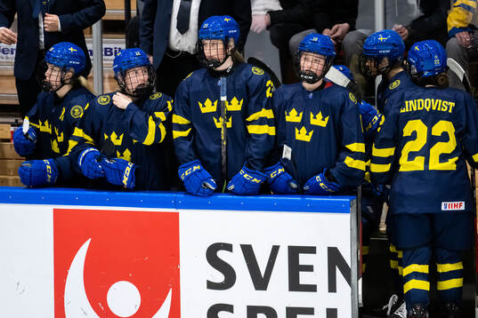 Stina Andersson, Isabelle Leijonhielm and Hilda Svensson of