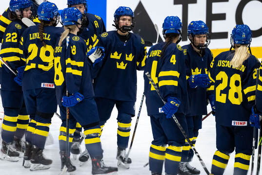 Emma Rehn of Sweden looks dejected