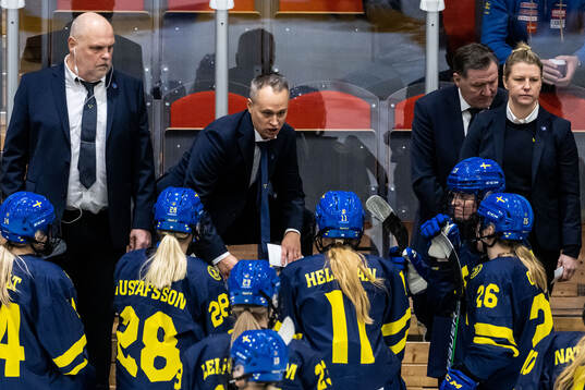 Assistant coach Ulf Hall, head coach Andreas Karlsson and