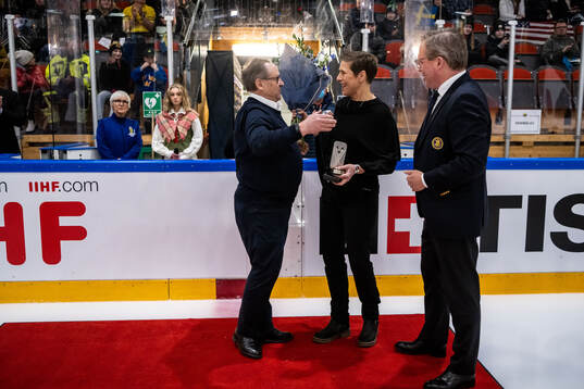 Åsa Elfving inducted into the Swedish Hockey Hall of Fame
