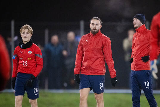Helsingborgs Victor Blixt, Ali Suljic och Rasmus Jönsson